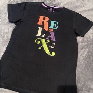 LIFE IS GOOD RELAX CLASSIC FIT T-SHIRT IN EXCELLENT CONDITION